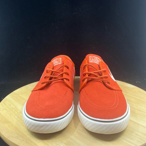Nike Mens Zoom Stefan Janoski Orange White Suede Skate Shoes Sz 11.5 FD6757-800 main image 4